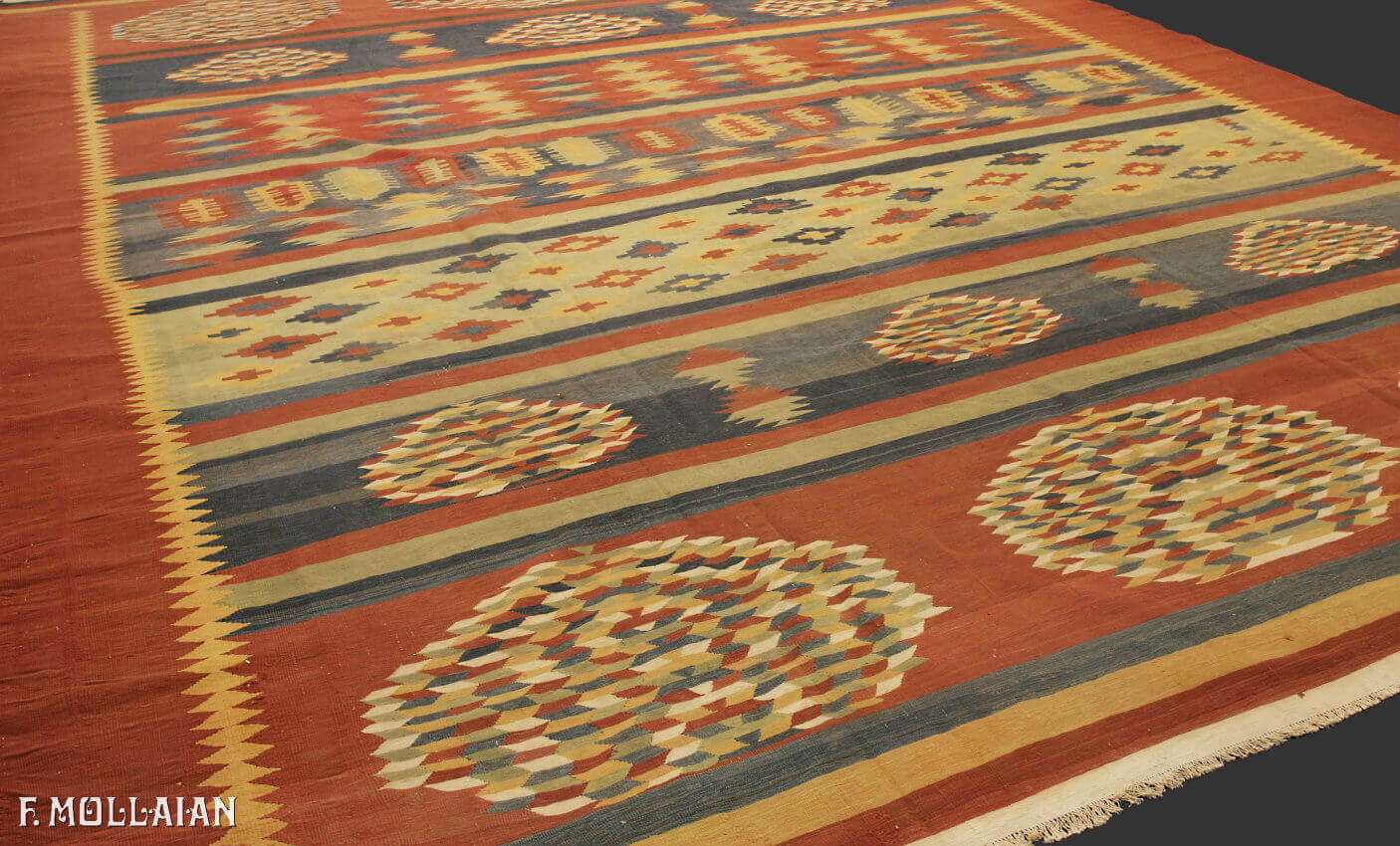 Antique Indian Dhurrie Kilim n°:47106978